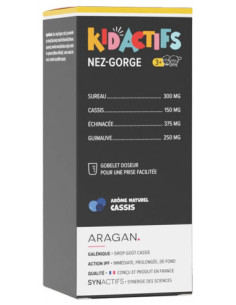 Aragan Synactifs KidActifs Sirop Nez-Gorge - 125 ml