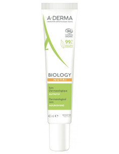 A-DERMA Biology Nutri Soin Dermatologique Nutritif Bio - 40 ml