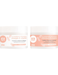 Même Cheveux Ongles Gelule 90 + Energie Vitalité Gelule 90