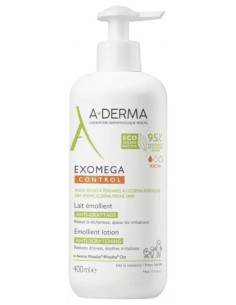 A-DERMA Exomega Control Lait Émollient Anti-Grattage Flacon Eco Conçu - 400 ml