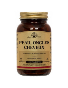 Solgar Peau Ongles Cheveux - 120 Comprimés
