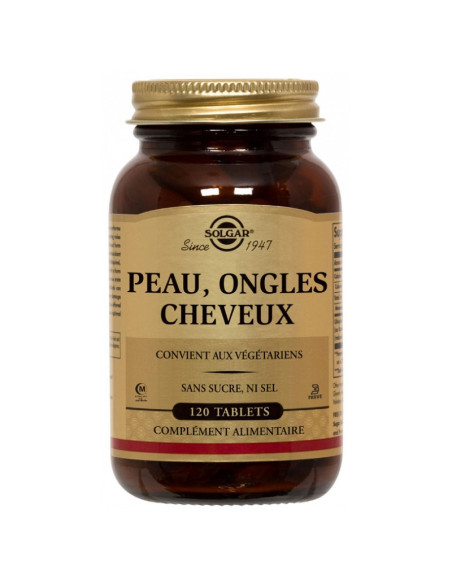 Solgar Peau Ongles Cheveux - 120 Comprimés