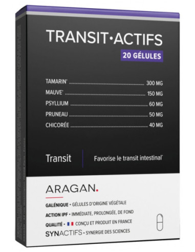 Aragan Synactifs TransitActifs - 20 Gélules