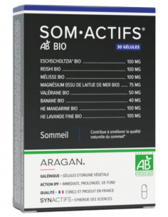 Aragan Synactifs SomActifs Bio - 30 Gélules