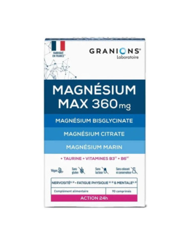 Granions Magnésium Max 360mg - 90 comprimés