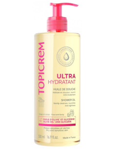 Topicrem Ultra-Hydratant Huile de Douche - 500 ml