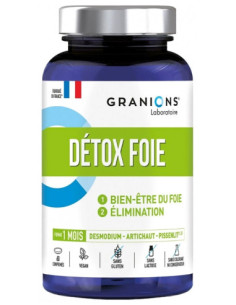 Granions Détox Foie 1000 mg - 60 comprimés