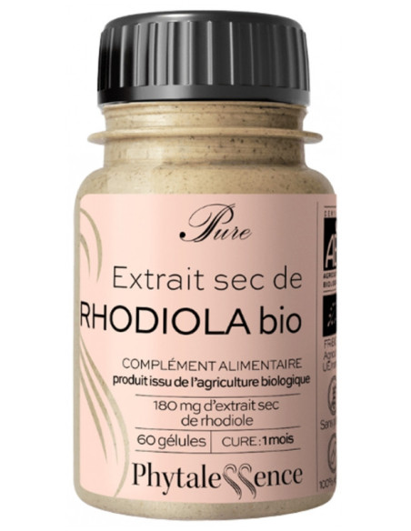 Phytalessence Pure Rhodiola Bio - 60 Gélules