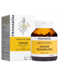 Pranarôm Capsules d'Huile Végétale Onagre - 60 Capsules