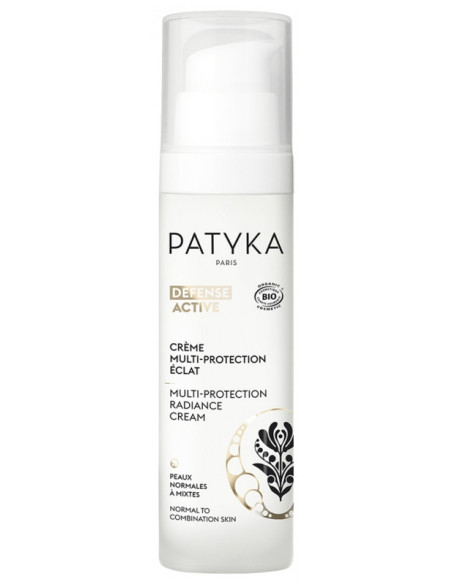 PATYKA Defense Active Crème Multi-Protection Éclat Peaux Normales à Mixtes Bio - 50 ml