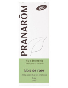 Pranarôm Huile Essentielle Bois de Rose (Aniba rosaeodora ssp amazonica) Bio - 10 ml