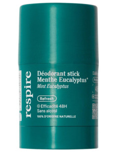Respire Déodorant Stick Menthe Eucalyptus Bio - 50 g