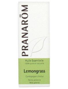 Pranarôm Huile Essentielle Lemongrass (Cymbopogon citratus) - 10 ml