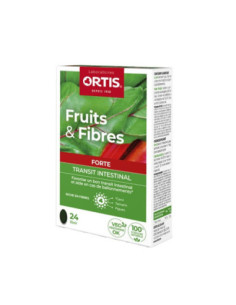Ortis Fruits & Fibres Forte Transit Intestinal - 24 Comprimés