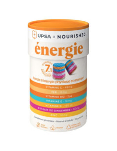 UPSA x Nourished Gummies 7en1 Énergie - 30 Gummies