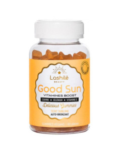 Lashilé Beauty Good Sun Vitamines Boost Teint Sublime Auto-Bronzant - 60 Gummies