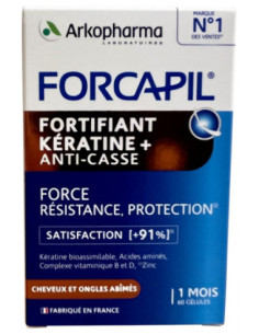 Arkopharma Forcapil Fortifiant Kératine+ - 60 Gélules