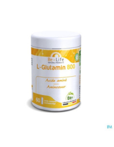 Be-Life L-Glutamin 800 Gélules - 60 gélules