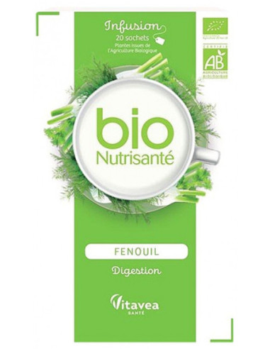 Vitavea Infusion Fenouil Bio - 20 Sachets