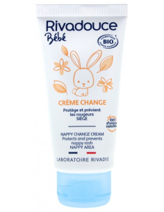 Rivadouce Bébé Crème pour le Change Bio - 50 g