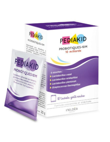 Pediakid Probiotiques-10 M - 10 sachets