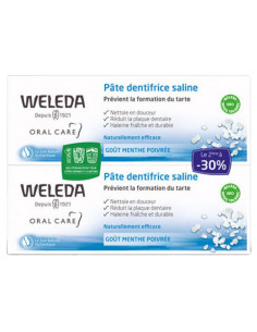 Weleda Pâte Dentifrice Saline - Lot de 2 x 75 ml Offre Spéciale