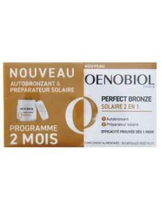 Oenobiol Perfect Bronze Solaire 2en1 - Lot de 2 x 30 Capsules