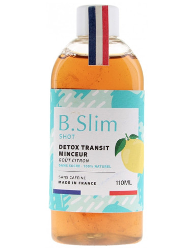 Diet World B.Slim Shot Detox Transit Minceur - Goût : Citron - 110 ml