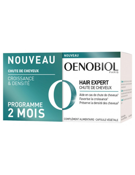 Oenobiol Hair Expert Chute de Cheveux - Lot de 2 x 60 Capsules