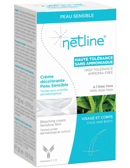 Netline Crème Décolorante Peau Sensible - 2 tubes