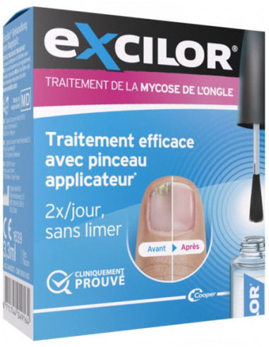 Excilor Traitement Mycose de l'Ongle - 3,3 ml