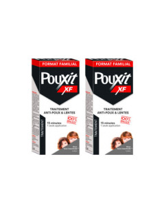 POUXIT Traitement anti-poux et lentes - 2x200ml