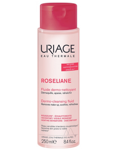Uriage Roséliane Fluide Dermo-Nettoyant - 250 ml