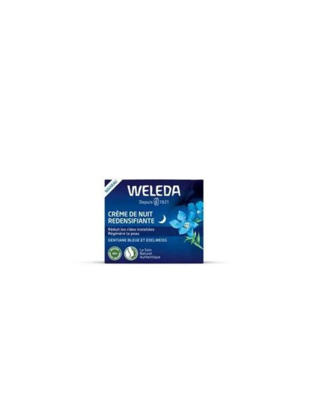 Weleda Crème de Nuit Redensifiante Gentiane Bleue et Edelweiss - 40 ml