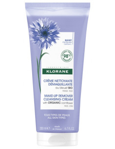 Klorane Crème Nettoyante Démaquillante au Bleuet Bio - 200ml