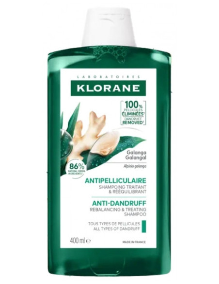 Klorane Antipelliculaire Shampoing Rééquilibrant au Galanga - 400 ml