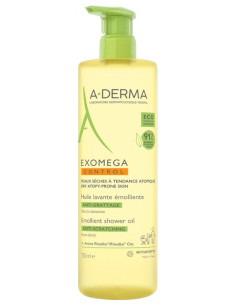 A-DERMA Exomega Control Huile Lavante Émolliente Anti-Grattage - 750 ml