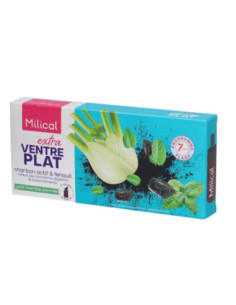 Milical Extra Ventre Plat Menthe Poivrée - 10ml X7
