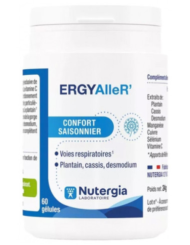 Nutergia ERGYAlleR' Confort Saisonnier - 60 Gélules