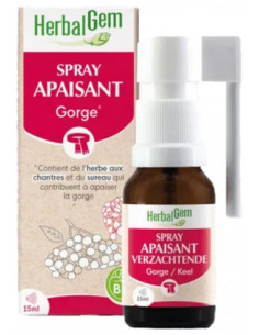 HerbalGem Spray Apaisant Gorge Bio - 15 ml