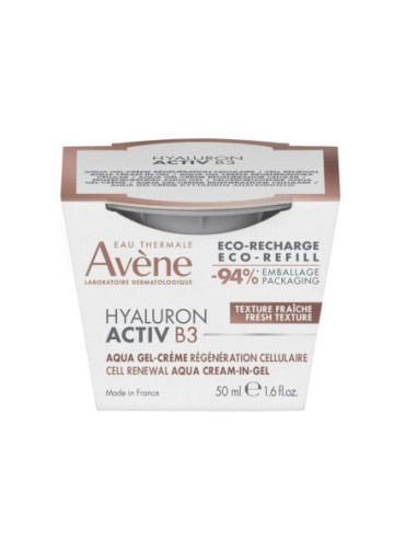 Avène HYALURON ACTIV B3 - Eco-Recharge Aqua Gel-Crème Régénération Cellulaire - 50ml