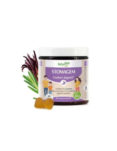 Herbalgem Stomagem Gummies Bio - 60 Gommes