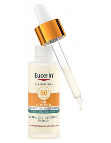 Eucerin Sun Protection Oil Control Sérum UV Ultra-Léger SPF50+ - 30 ml