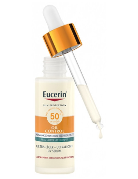 Eucerin Sun Protection Oil Control Sérum UV Ultra-Léger SPF50+ - 30 ml