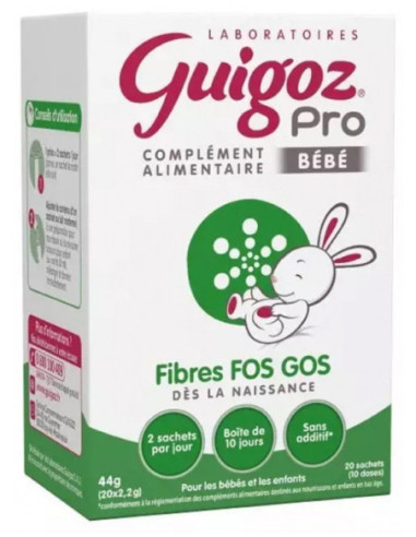 Guigoz Pro Bébé Fibres FOS GOS - 44 g