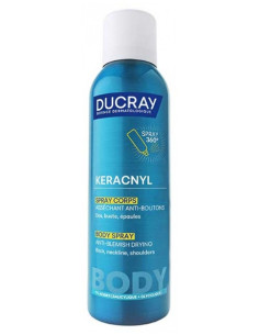 Ducray Keracnyl Spray Corps Asséchant Anti-Boutons - 150 ml