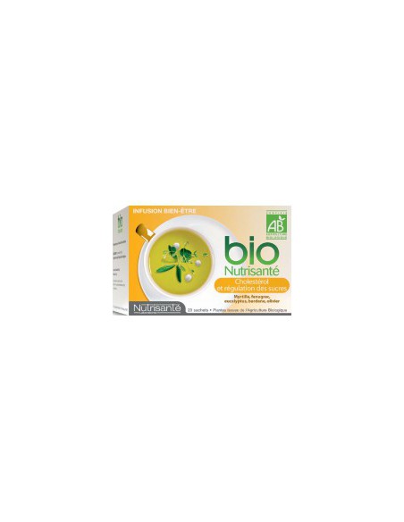 Infusion Cholestérol et Régulation des sucres, 20 sachets