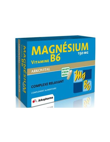 Arkovital Magnésium Vitamine B6 - 60 gélules