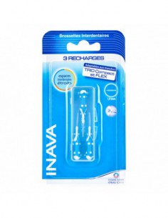 INAVA Brossettes interdentaires étroits - 3 recharges...