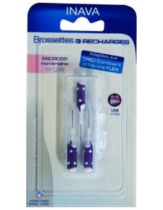 INAVA Brossettes interdentaires larges, 3 recharges...